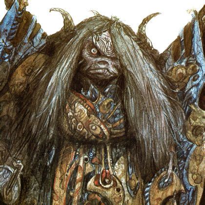 Concept art of Aughra by Brian Froud | The dark crystal, Brian froud ...