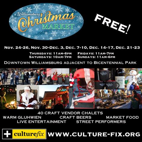 Williamsburg Christmas Market — Greater Williamsburg Chamber of Commerce