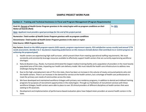 Work Plan - 40 Great Templates & Samples (Excel / Word) ᐅ TemplateLab