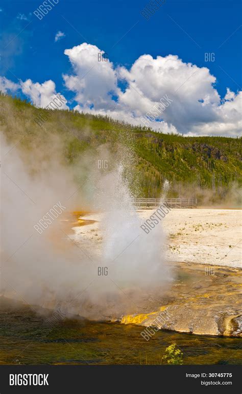 Erupting Geyser Image & Photo (Free Trial) | Bigstock