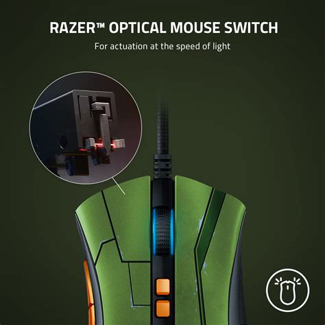 Razer DeathAdder v2 Halo Infinite Edition Gaming Mouse: 20K DPI Optical ...