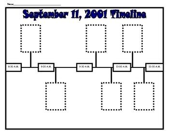 September 11 Timeline and Questions by Laura Hopper | TpT