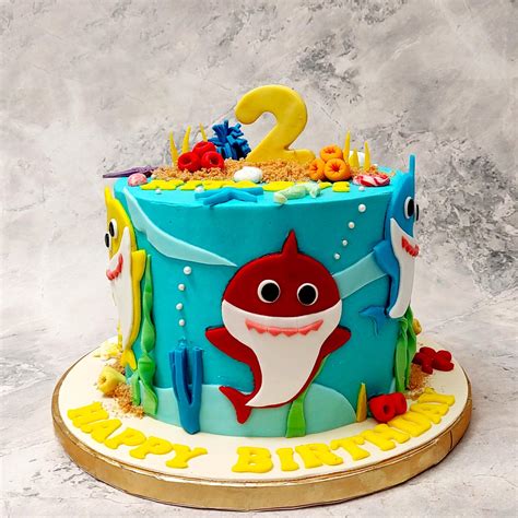 Baby Shark Cake Edible Perfections - vrogue.co