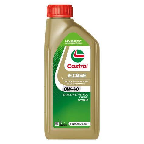 Castrol EDGE engine oil 1L - 0W40 - Motorsport Direct