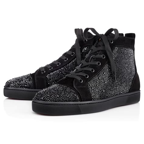 LOUIS VEAU VELOURS/STRASS | Christian louboutin shoes, Christian ...