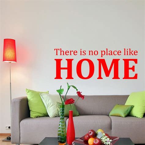 No Place Like Home Quote Wall Sticker / Decal - World of Wall Stickers