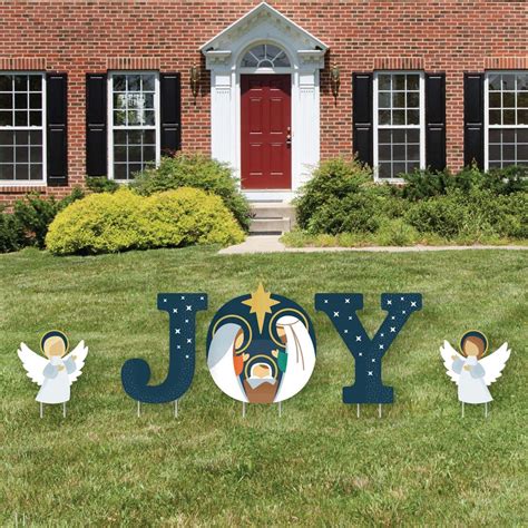 Big Dot of Happiness Holy Nativity - Yard Sign Outdoor Lawn Decorations ...