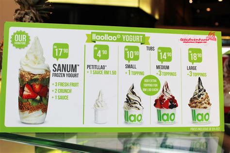 tetadventurer: Llao Llao Frozen Yogurt now in Manila!