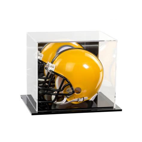 Acrylic Mini Football Helmet Display Case with Mirror Back – acrylicsheetsindia