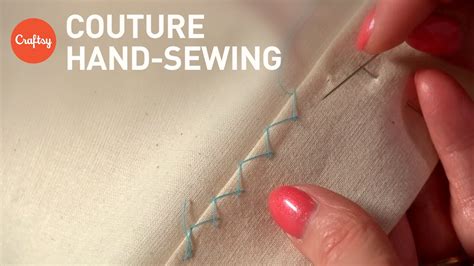 Couture Hand Sewing Stitches (Couture Finishing Techniques) - YouTube