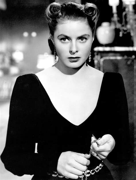 Ingrid Bergman in Hitchcock’s Notorious, 1946