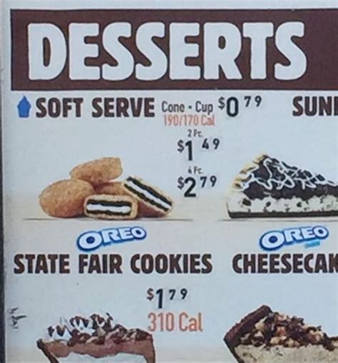 Burger King State Fair Dessert..Oreo Pie, Cheesecake & Deep Fried ...