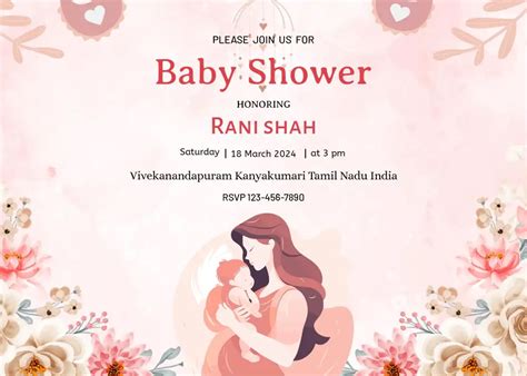 Baby Shower Invitation Card: Welcoming the Bundle of Joy with Style and ...