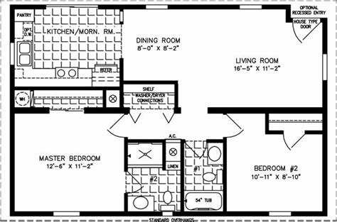 24x40 2 Bedroom House Plans Lovely 800 Sq Ft House Plan Manufactured ...