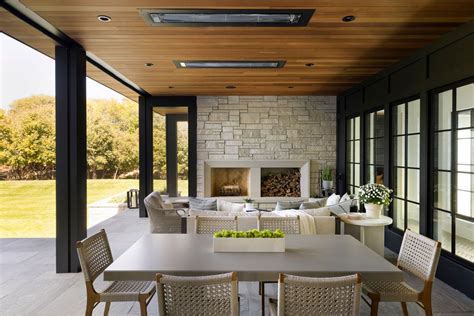 Outdoor Covered Patios Ideas For Fireplace