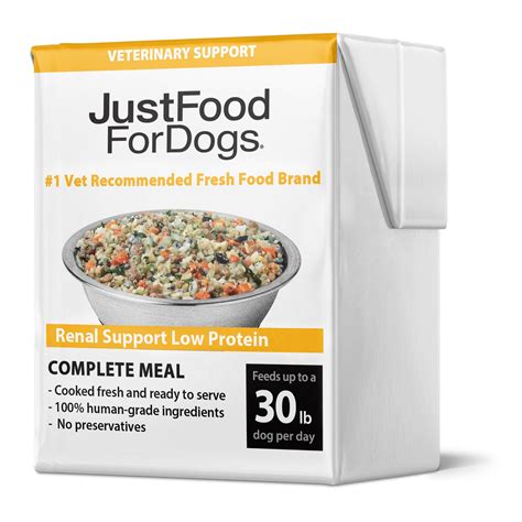 JustFoodForDogs Renal Support Low Protein Dog Food 12.5 oz