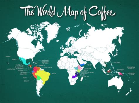 The World Map of Coffee - The Coffee Universe