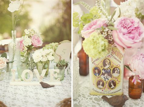 Stephanie + Brian's Vintage Outdoor Real Wedding | Green Wedding Shoes ...