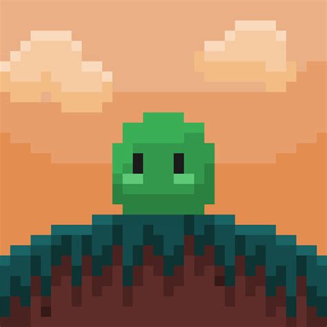 This is my first slime I made a pixel art of. How do you find it? :3 : r/PixelArt