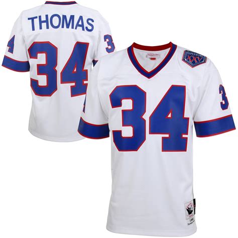 Mitchell & Ness Thurman Thomas Buffalo Bills White Super Bowl XXV ...