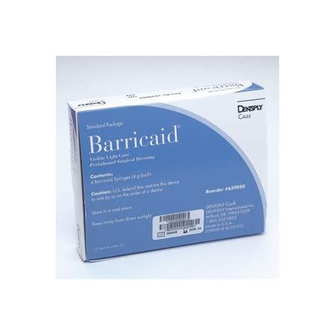 Barricaid Periodontal Surgical Dressing pk/4 4g syg - Dentalmart