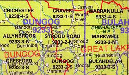 Stroud Road 9233-2-N NSW Topographic Map - A.B.C. Maps