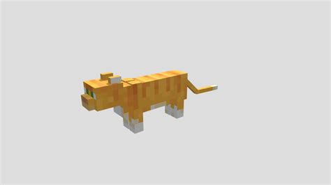 minecraft red cat - Download Free 3D model by JohnElkes [7e0813c] - Sketchfab