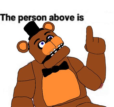 the person above fnaf Blank Template - Imgflip