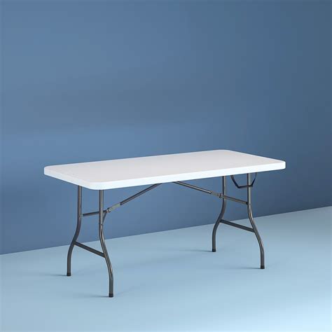 Cosco 6ft Folding Table In White Speckle | BigEasyMart.com