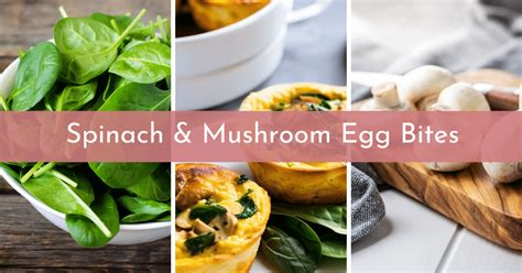 Spinach & Mushroom Egg Bites (Muffins) - keto-diet