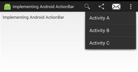 Android Action Bar Tutorial and Example With Option Menu | Viral Android – Tutorials, Examples ...