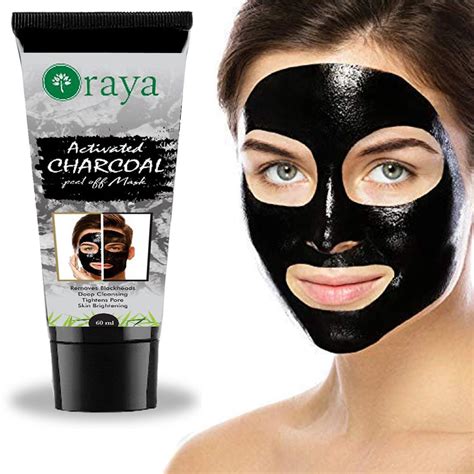 ORAYA Charcoal Blackhead Removal Mask & For Charcoal Face Peel Off ...