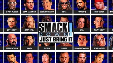 WWE SmackDown! Just Bring It Roster | Pro Wrestling Rosters