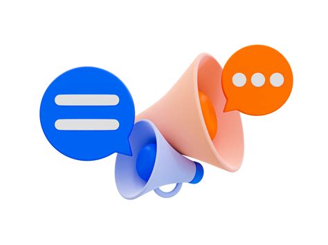 3d minimal communication icon. Customer feedback concept. online social ...