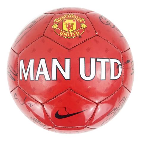 Signed Man Utd Shirts, Footballs – Manchester United Memorabilia