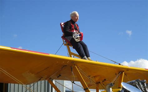 Daredevil 87-year-old becomes Britain’s oldest female wing walker | real fix