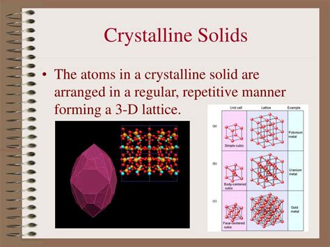 PPT - Types of Solids PowerPoint Presentation, free download - ID:608748