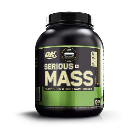 Optimum Nutrition (ON) Serious Mass High Protein and High Calorie Mass Gainer / Weight Gainer ...