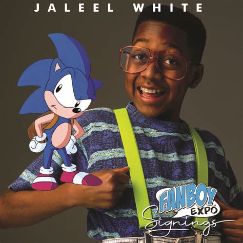 Jaleel White Urkel & Sonic the Hedgehog Signing - Fanboy Expo Store