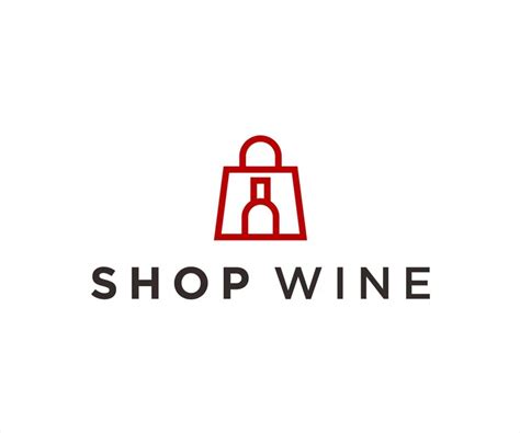 Premium Vector | Wine shop logo designs