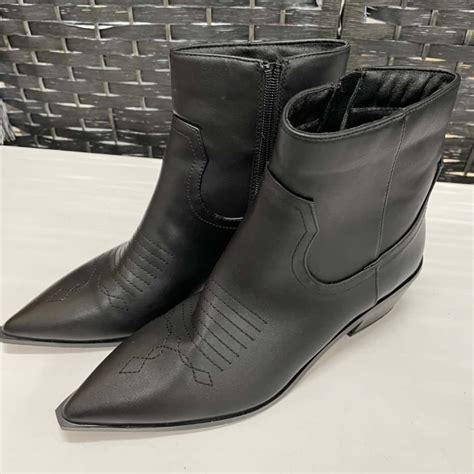 Sportsgirl Womens Size 37 Black Western Style Boots(s)