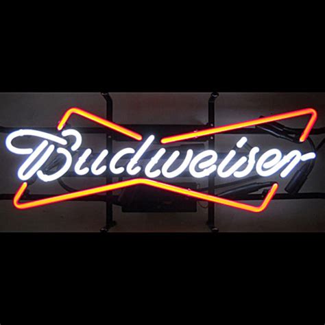 Budweiser Neon Sign - Elite Home Gamerooms | Game Room Art