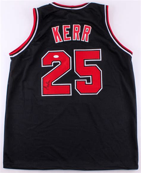 Steve Kerr Signed Bulls Jersey (JSA COA) | Pristine Auction