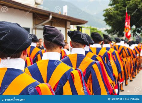 Traditional Parade on Swiss National Day. National Holiday of Switzerland, Set on 1st August ...