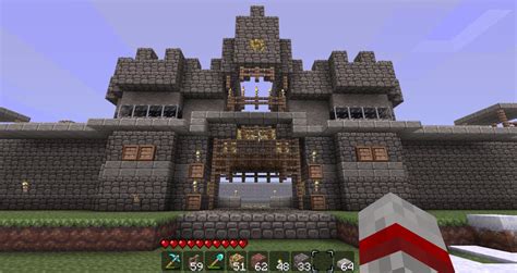 Minecraft Castle Gate Redstone