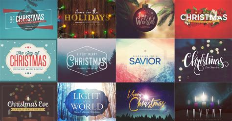 Christmas Backgrounds & Christmas Church Motion Graphics