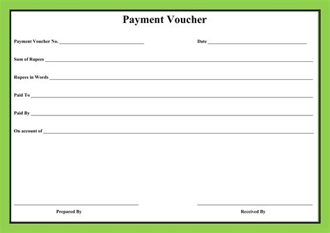 Download Payment Voucher Format in Word (.docx)