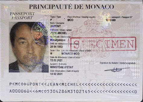 This is the Monegasque passport, which is one of the rarest in the world. Citizens of Monaco can ...