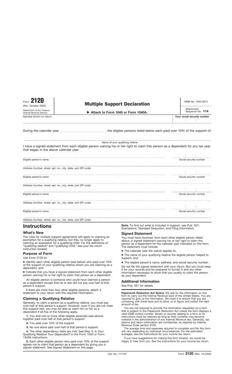 Form 2120 ≡ Fill Out Printable PDF Forms Online