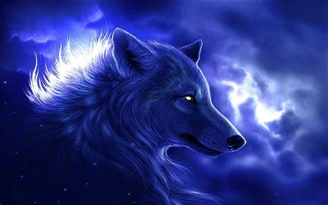 Cool Blue Wolf Wallpapers - Wolf-Wallpapers.pro